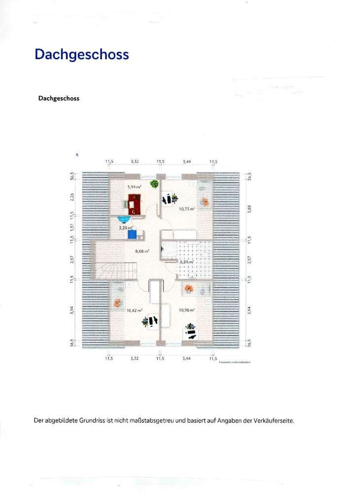 Grundriss Dachgeschoss