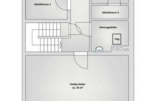 Nur 20 Gehmin. zur Elbe! Ruh. EndRH mit viel Potenzial, gr. Vollkeller + Einzelgarage in Blankenese  – Die vollständige Adresse der Immobilie erhältst du vom Anbieter., 22587 Blankenese, Hamburg – Vorschaubild 23