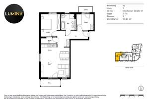 3-Zimmer-Wohnung mit Einbauküche und Tageslichtbad – Elmshorner Straße 97, 25421 Pinneberg – Vorschaubild 10