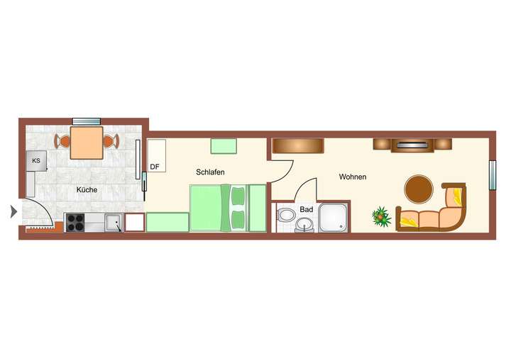 Grundriss DG Vorderhaus