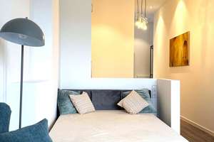 ERSTBEZUG - TOP-LAGE F'Hain | AUFDACHTERRASSE + LOGGIA | EBK | OFFENES STUDIO-APT. | MÖBLIERT | LIFT – Die vollständige Adresse der Immobilie erhältst du vom Anbieter., 10245 Friedrichshain, Berlin – Vorschaubild 12