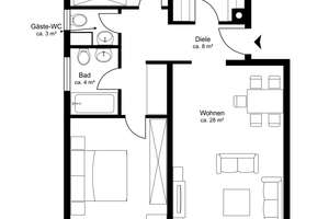 Moderne 3-Zimmer-Wohnung mit Loggia in Neu-Ulm – Die vollständige Adresse der Immobilie erhältst du vom Anbieter., 89231 Neu-Ulm – Vorschaubild 14