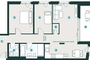 Komfortable 3-Zimmer-Wohnung mit Balkon – Schützenplatz 8, 1067 Wilsdruffer Vorstadt/Seevorstadt-West, Dresden – Vorschaubild 2