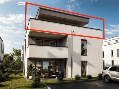 Exklusive Penthousewohnung im 2. OG mit Dachterrasse in Weißenthurm