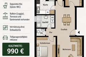 Viel Platz für den Alltag in dieser 3,5-Zimmer-Wohnung in Herlikofen – Glasenhauerstraße 31, 73527 Schwäbisch Gmünd – Vorschaubild 1