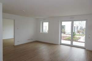 2 Zimmer mit Terrasse zum Innenhof!! Moderne Neubau-Ausstattung, großer Wohn-/Essbereich, TG-Platz – 63165 Mühlheim am Main – Vorschaubild 2