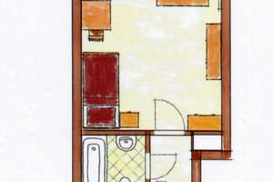 Helle 1-Zimmer-Wohnung in der Albrechtstraße, München – Möbelübernahme möglich – Albrechtstraße 23, 80636 St. Vinzenz, München – Vorschaubild 2