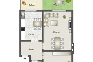 Vermietete ETW in zentraler Lage mit Garten und Garage – 48145 Mauritz-Mitte, Münster – Vorschaubild 9