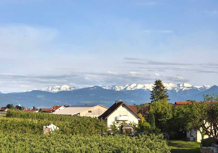 Penthouse mit Blick in die Berge
