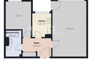 *reserviert* Helle 2- Zimmer Wohnung mit Loggia und Fahrstuhl in Hannover Davenstedt – Die vollständige Adresse der Immobilie erhältst du vom Anbieter., 30455 Davenstedt, Hannover – Vorschaubild 19
