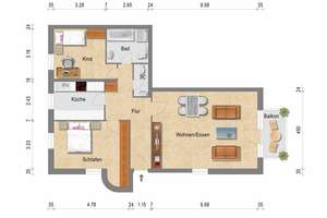 + Kaarst + Erdgeschoss-Gartenwohnung + ca. 89 m² Wohnfläche + 3 Zimmer + Stellplatz + TG + vermietet – Die vollständige Adresse der Immobilie erhältst du vom Anbieter., 41564 Kaarst – Vorschaubild 11