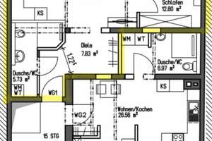Moderne 56qm Wohnung in zentraler Lage