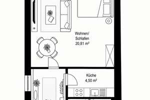 Lederer19 | Saniertes Apartment mit großzügiger Terrasse in ruhiger Altstadt-Lage. Frei! – 93047 Innenstadt, Regensburg – Vorschaubild 12