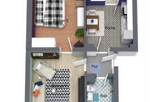 ***attraktive 2-Zimmer Wohnung in Herzen Duisburgs*** – Karolastraße 4, 47226 Hochemmerich, Duisburg – Vorschaubild 2
