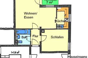 GEFRAGTE 2 RAUM- WOHNUNG IN RUHIGER, GRÜNER LAGE MIT TERRASSE, EBK. – Schoberstraße 10, 1279 Laubegast, Dresden – Vorschaubild 9