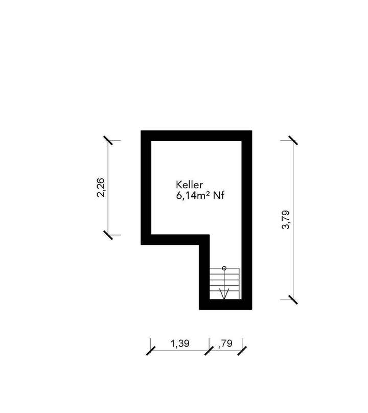 Grundriss Teilkeller
