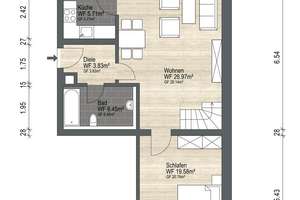 Attraktive 3-Raum-Maisonettewohnung mit Balkon in Leipzig-Schleussig – Die vollständige Adresse der Immobilie erhältst du vom Anbieter., 4229 Schleußig, Leipzig – Vorschaubild 17