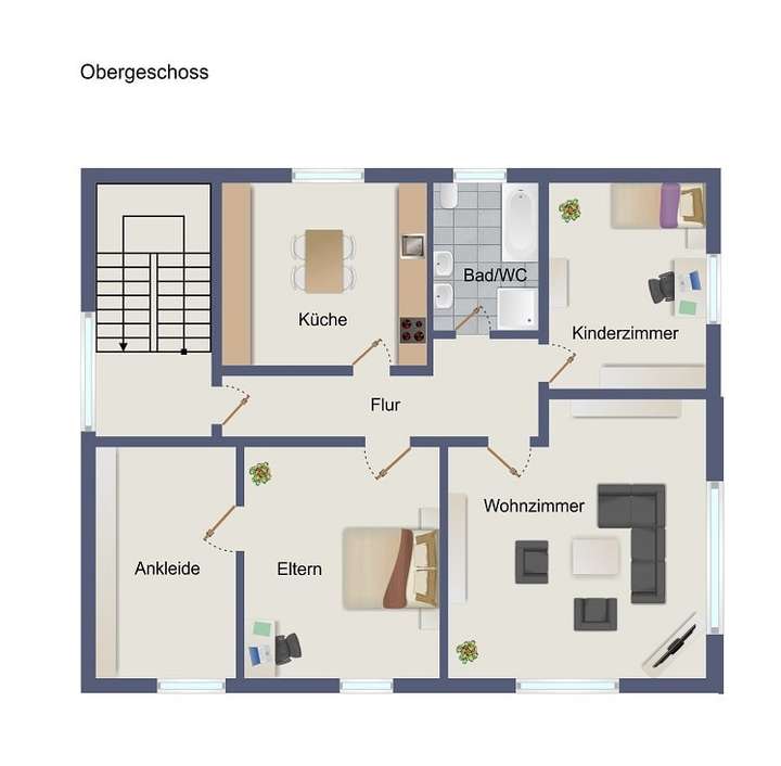 Grundriss Obergeschoss