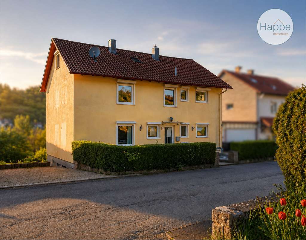 Immobilie in Forchtenberg - Großzügiges Haus mit 2 Wohneinheiten, Garten & neuer Heizung in Forchtenberg-Ernsbach - Bild 0