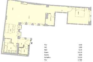 Wohnen im Barockviertel - sanierte exklusive 2-Zimmer-Whg mit hochwertiger EBK – Rähnitzgasse 14, 1097 Innere Neustadt, Dresden – Vorschaubild 3