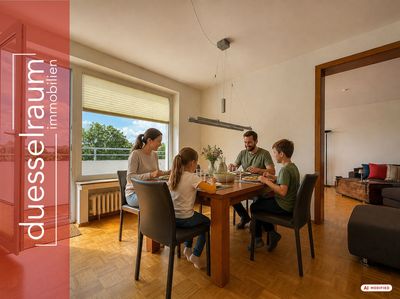 Urdenbach: 3-Zimmer-Eigentumswohnung mit Tiefgaragenstellplatz –solide Kapitalanlage mit Perspektive