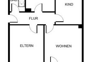 Renovierte 3-Zimmer-Wohnung, mit neuem Bad und Balkon – Essener Str. 77, 45141 Stoppenberg, Essen – Vorschaubild 7