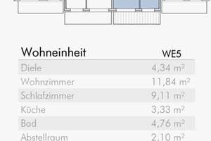  2-Zimmer-Wohnung in Kiel Neubau Erstbezug KFW 40 – Harmstraße 7, 24114 Südfriedhof, Kiel – Vorschaubild 3