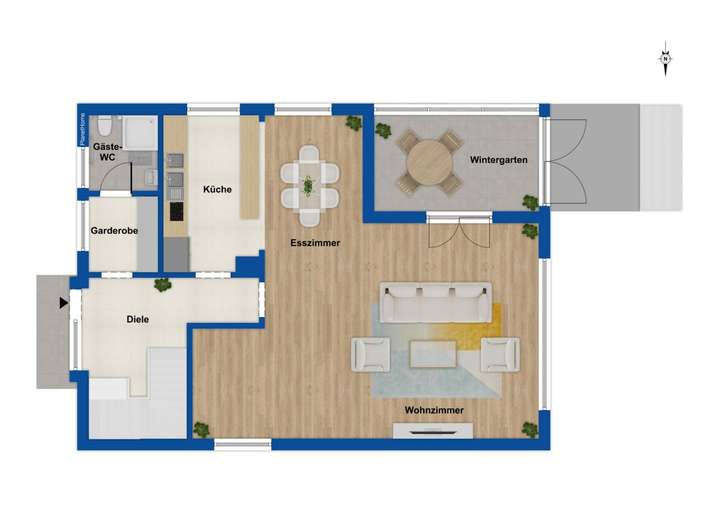 Grundriss Erdgeschoss