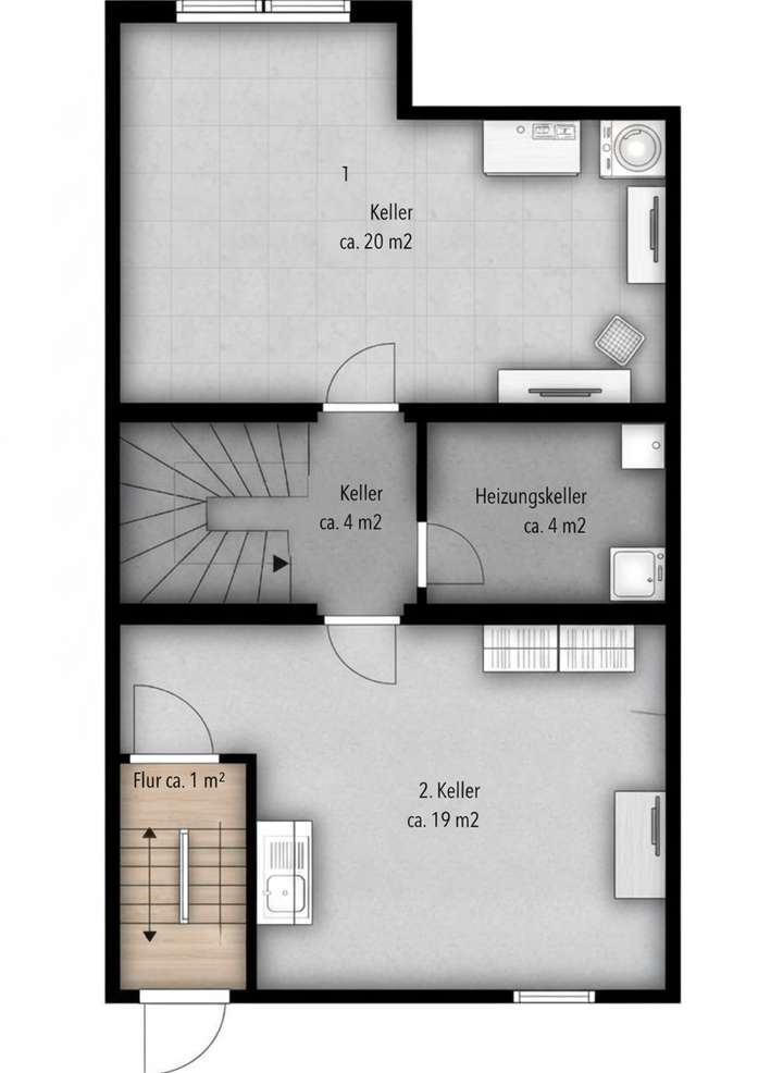 Grundriss Keller