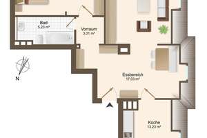 DG-Wohnung mit Charme – 
in denkmalgeschützter Jugendstilvilla in Alt-Solln – Die vollständige Adresse der Immobilie erhältst du vom Anbieter., 81479 Solln, München – Vorschaubild 9