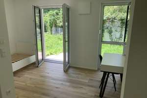 Neuwertige, voll möblierte 1-Zimmer-Wohnung mit Terrasse in Augsburg – Höchstetterstraße 20, 86154 Links der Wertach-Süd, Augsburg – Vorschaubild 1