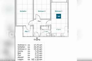 Tauschwohnung: Zentral gelegene und preiswerte 3-Zimmer-Wohnung