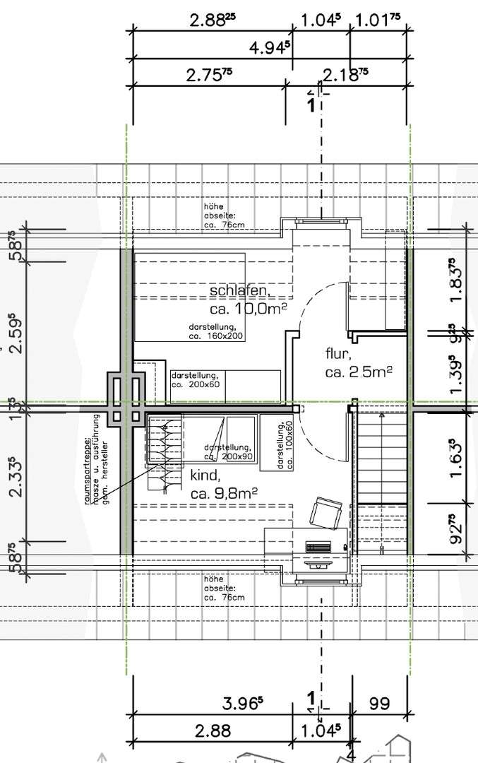 Grundriss Dachgeschoss