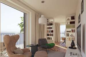 ** Penthouse-Feeling – Wohnen über den Dächern - Erstbezug im Neubau - 2,5 Zimmer - ab 01.12.2026 ** – Kohlenstraße 27, 4107 Zentrum-Südost, Leipzig – Vorschaubild 5