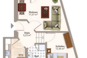 Charmante 2-Raumwohnung mit Balkon in Stadtfeld Ost – Magdeburg – Vorschaubild 11
