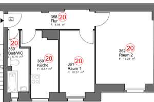 CITY-WEST | 2-ZIMMERWOHNUNG IN DER UHLANDSTRASSE | PROVISIONSFREI – Uhlandstr. 184, 10623 Charlottenburg, Berlin – Vorschaubild 6
