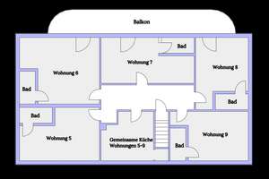 Renovierte Wohnung mit gemeinsamer Küche - Nahe Uni, Klinikum + Innenstadt – Friedrich Engelhorn Straße 7-9, 68167 Neckarstadt-Ost/Wohlgelegen, Mannheim – Vorschaubild 12