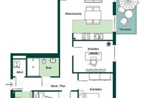 Exklusive 100 m² Erdgeschosswohnung mit Terrasse – Erstbezug "Am Tor zum Villenpark" – Die vollständige Adresse der Immobilie erhältst du vom Anbieter., 14476 Groß Glienicke, Potsdam – Vorschaubild 19