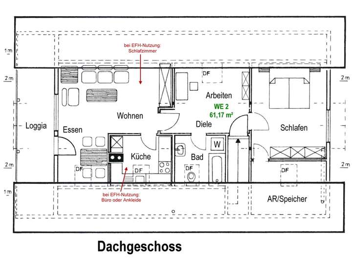 3421 Grundriss Dachgeschoss