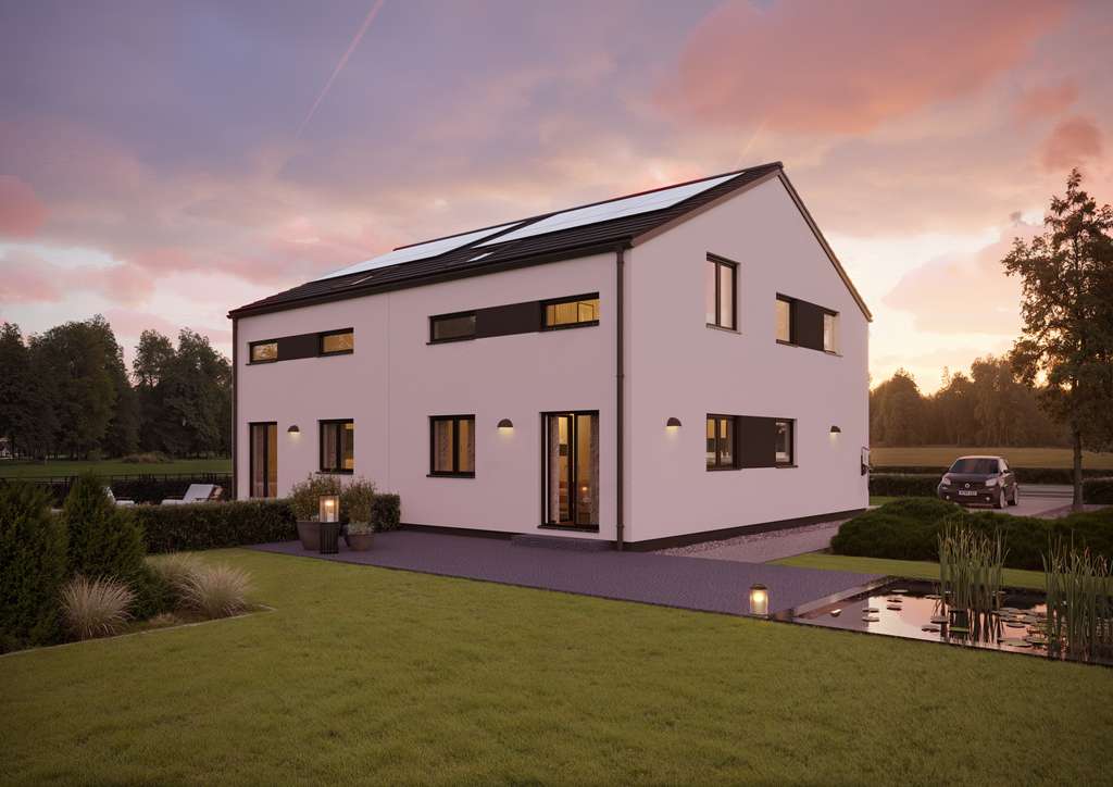 Immobilie in Aying - 🏡 Hier beginnt deine Home Journey – Doppelhaus in Aying 🖤 - Bild 0
