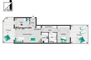 Wohnpark Eicken - Moderne 3-Raum-EG-Wohnung mit 2 schönen Terrassen – Die vollständige Adresse der Immobilie erhältst du vom Anbieter., 41063 Eicken, Mönchengladbach – Vorschaubild 13