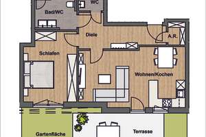 2-Zimmer Neubau Wohnung mit Garten in Aubing – Die vollständige Adresse der Immobilie erhältst du vom Anbieter., 81243 Aubing-Süd, München – Vorschaubild 5
