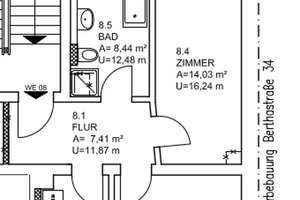 Schickes Nest! + Dunkles Parkett + Fußbodenheizung + großer Balkon + tolles Bad + LED-Licht – Berthastraße 32a, 4357 Mockau-Süd, Leipzig – Vorschaubild 7