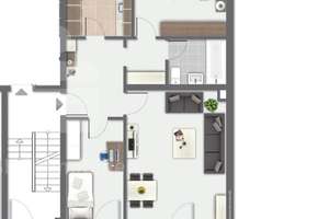 Helle und gepflegte 3-Zimmer-Wohnung mit großem Sonnenbalkon – Die vollständige Adresse der Immobilie erhältst du vom Anbieter., 50769 Worringen, Köln – Vorschaubild 20