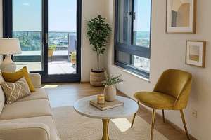 Hoch hinaus: Ihr stilvolles Apartment mit spektakulärer Aussicht – Die vollständige Adresse der Immobilie erhältst du vom Anbieter., 68309 Käfertal, Mannheim – Vorschaubild 2