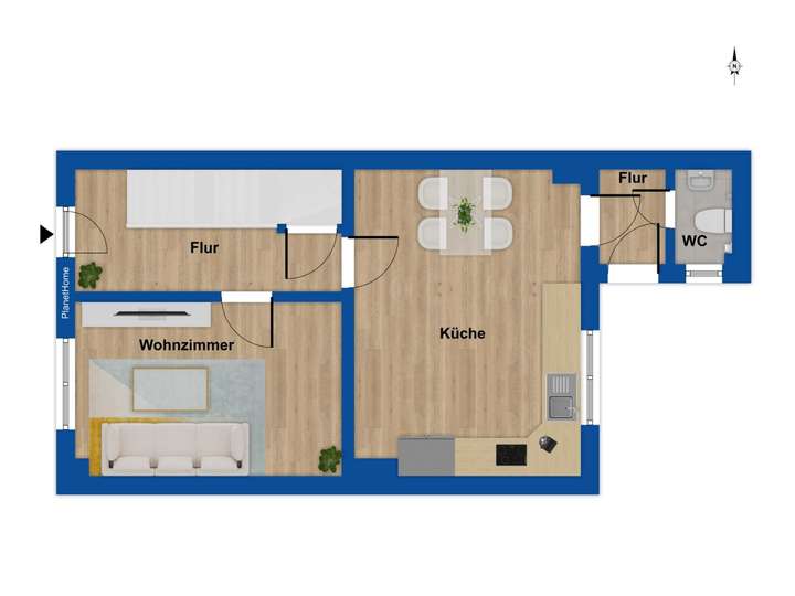 Grundriss - Erdgeschoss