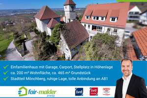 FAIR-MAKLER: Familiendomizil in herrlicher Aussichtslage – Die vollständige Adresse der Immobilie erhältst du vom Anbieter., 71083 Herrenberg – Vorschaubild 1