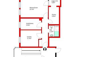 NAHE EKZ VOGELHERD: GEPFLEGTE 3-ZIMMER-ETW MIT SÜDLOGGIA UND TG-EINZELSTELLPLATZ IM 7. OG – Die vollständige Adresse der Immobilie erhältst du vom Anbieter., 90425 Wetzendorf, Nürnberg – Vorschaubild 27