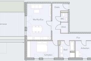 Tilly10, Grundriss Variante 14 - Wohnung mit Dachterrasse – Tillystraße 10, 93053 Kasernenviertel, Regensburg – Vorschaubild 10