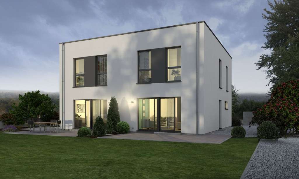 Immobilie in Röhrmoos - PURISTISCHES DOPPELHAUS - Bild 0